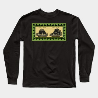 Victorian Holiday Dishes Label Long Sleeve T-Shirt